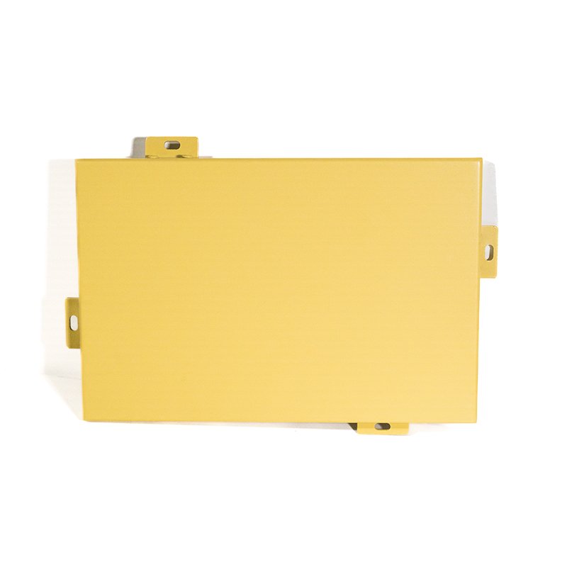 flat Metal panel- yellow