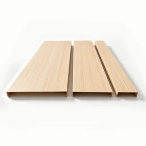 Lindelacr B-Plank Ceiling isometric assembly drawing, aluminum baffle ceiling suspension system structure diagram