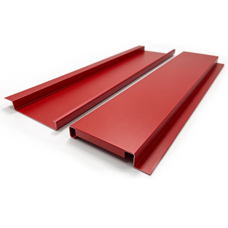 Lindelacr B-Plank Ceiling isometric assembly drawing, aluminum baffle ceiling suspension system structure diagram
