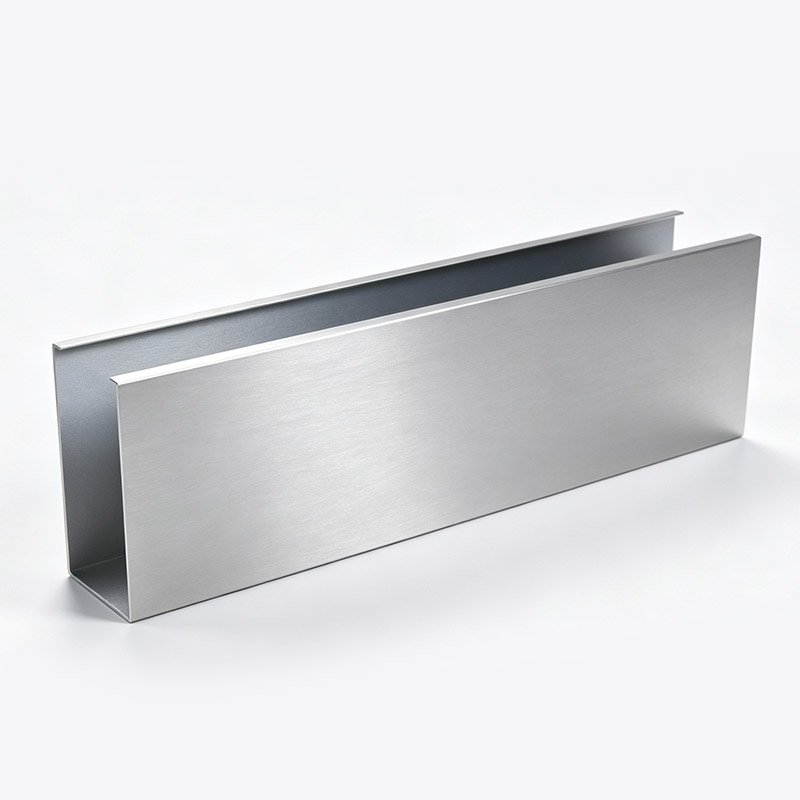 Lindelacr U-baffle aluminum suspended ceiling installation isometric drawing, U shape aluminum tube ceiling assembly structure with thread rod and carrier bracket