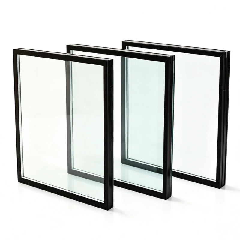 Insulated tempered insulating glass units for curtain wall facade